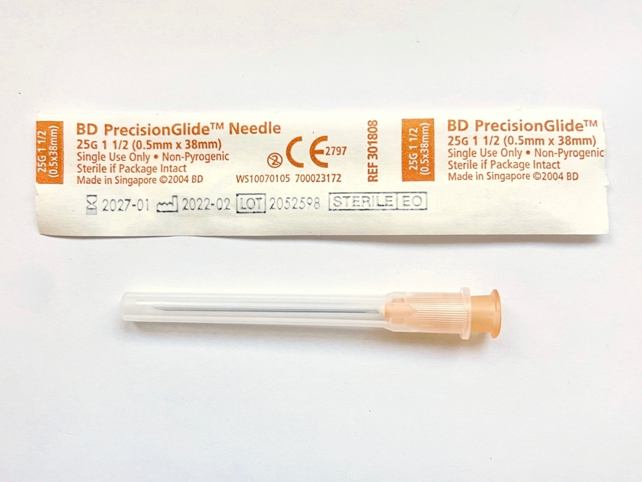 Buy BD Precision Glide Needle 18G 1 1/2 TW (1.2mm x 38mm) (REF 302032) 1's  Online at Best Price - Syringes And Needles