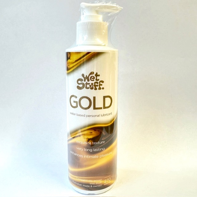 Wet Stuff Gold water based personal lubricant 270gram pump
