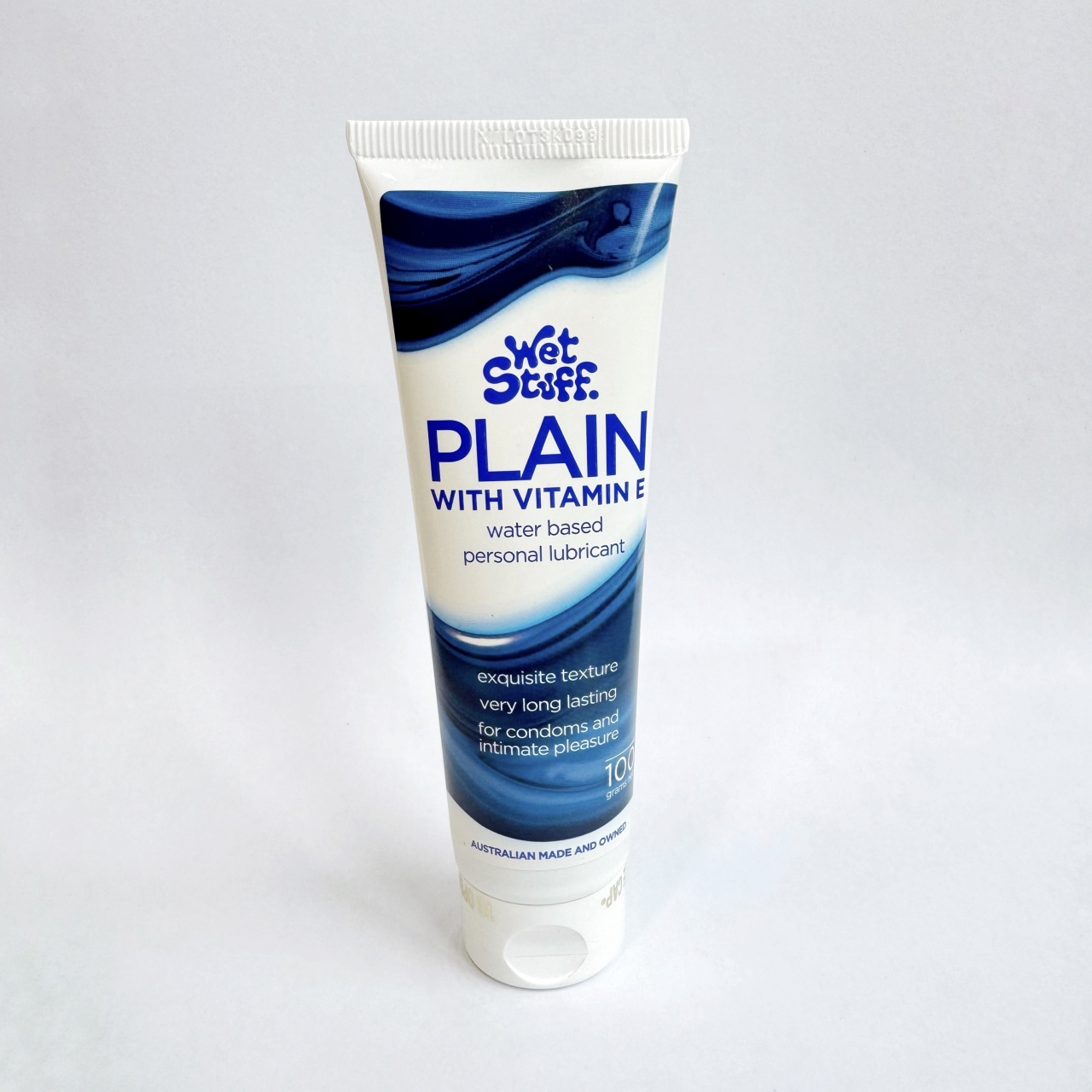 Wet Stuff Plain with Vit. E water based personal lubricant 100g